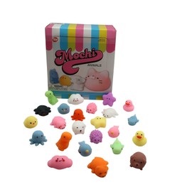 Mochi Squishy Animal Toys – Fun Mini Kawaii Squishies for Kids and Adults – Great Party Favors, Stress Relief Toys, and Fidget Toy – Super Soft, Non-Toxic, Make Great Gift Items (12 Pack)