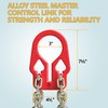 WowDIY Lifting Chains with Adjuster Hooks, 5/16 Inch x 10