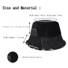 Eigso Denim Bucket Hat for Women Men Wahsed Foldable Summer