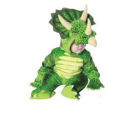 UNDERWRAPS baby boys Toddler's Triceratops Jumpsuit infant and toddler costumes, Green, Small 6-12 Months US