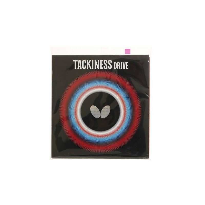 バタフライ(Butterfly) 卓球 ラバー タキネス・DRIVE 粘着性ラバー レッド(006) 中 05410