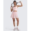 CRZ YOGA High Waisted Flowy Tennis Skirts for Women Pleated