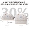 Travel Duffle Bag,Weekender Carry on Overnight Bag for Women Foldable