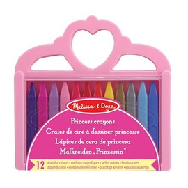 Melissa & Doug Princess Crayon Set - 12 Colors