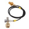 Soda Maker Adapter Hose Kit 1.5m Black Hose with Gold