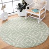 SAFAVIEH Adirondack Collection Area Rug - 4' Round, Green &