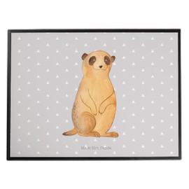 Mr. & Mrs. Panda Desk Mat Meerkat Gift, Wild Animals, Large Desk Mat, Saying, Desk Mat
