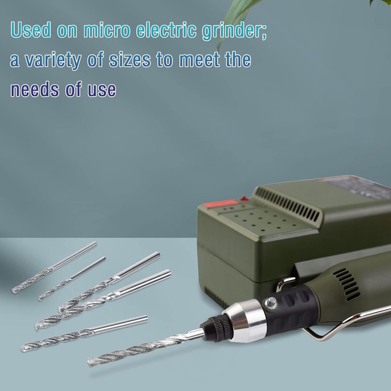 Honoson 20 Pieces Diamond Drill Bits Set for Stone Twist