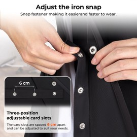 Barber Vest, Sleeveless Hairdresser Smock, Waterproof, Stain & Hair Resistant, Unisex Cobbler Apron with 4 XL Pockets for Women Men Hair Stylist, Barber Jacket Work Vest Apron, Side Strap Snap Closure