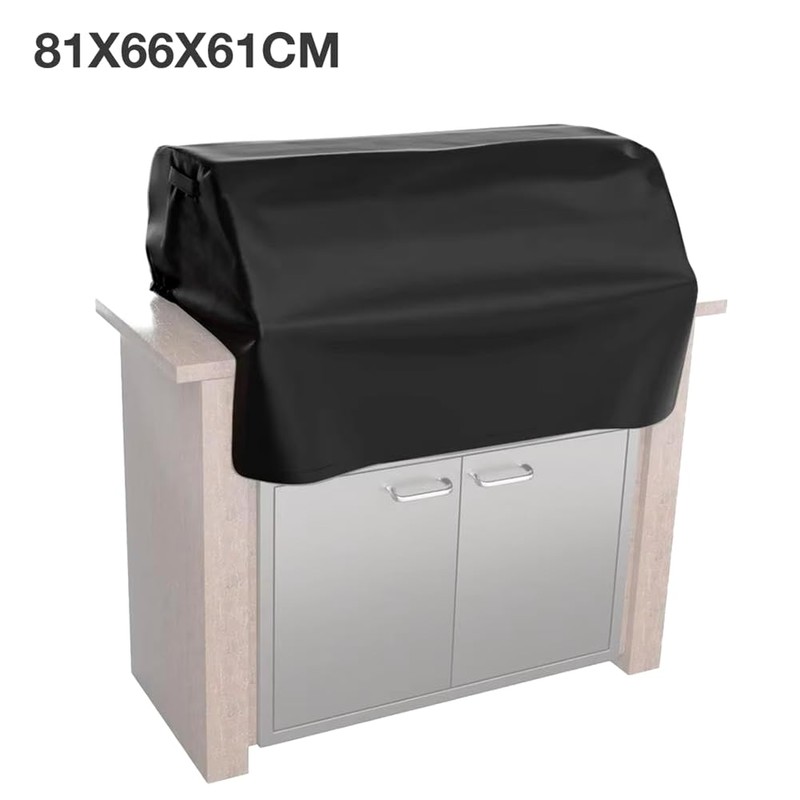 Waterproof Windproof Grill Covers for Built-in Barbecue Grill Top with