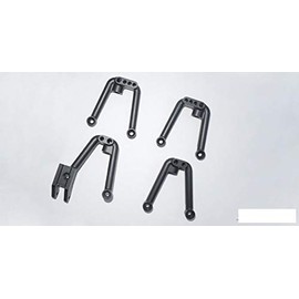 SSD Aluminum Shock Hoops Set for SCX10 II BLACK SSD00384 Trail King Axial RC