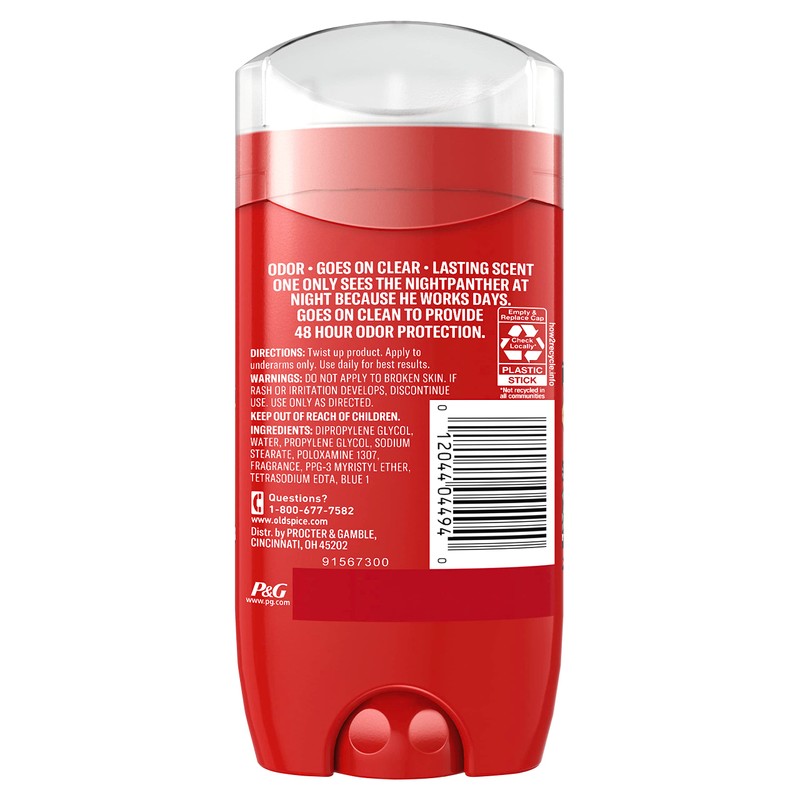 Old Spice Aluminum Free Deodorant for Men, Nightpanther, 48 Hr.