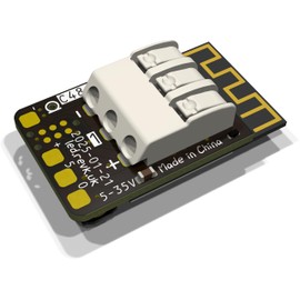 AJK LED Strip Driver (WS2812/SK6812), with 3 pin WAGO, and ICS43434 Microphone, Strip Powered (5V/12V/24V). Home Assistant Compatible, pre-Loaded with led.revk.UK Code