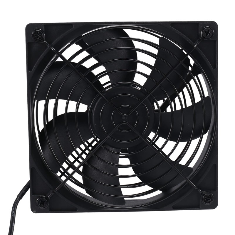 Dual 120mm 5V USB Powered PC Router Fans with Speed