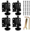 LOSCHEN 4PCS Heavy Duty Adjustable Leveling Feet for Furniture,Hexagon Nuts