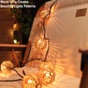 Decorative String Lights Plug in with 10 Incandescent Bulbs, Natural