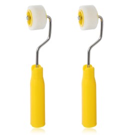 4/5 inch Mini Paint Rollers Foam Paint Roller Small Fine Finish Paint Roller Kit mall Sponge Paint Roller for Corner, Extra Small Paint Wool Brushes, Tiny Painting Tool (2 Pack)