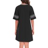 YVH Women's Nightdresses Nightshirt V Neck Nightwear Casual Nighties Sleepwear