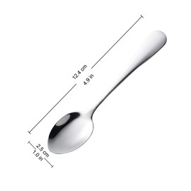 Demitasse Espresso Spoons Set of 6, Stainless Steel Mini Coffee Spoons for Dessert, Tea, Appetizer, Dishwasher-Safe Tiny Stirring Small Teaspoons