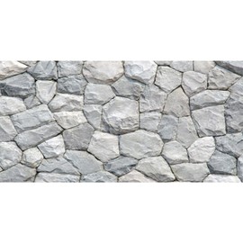 AWERT 24x12 inches White Stone Aquarium Background Rocky Fish Tank Background Rock Terrarium Background Vinyl