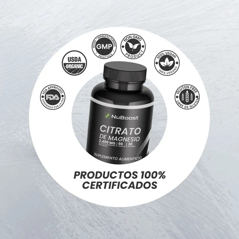 Suplemento En Cpsula Nuboost 30 Das Citrato De Magnesio X
