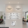 DECORA Recessed Ceiling Spotlight 230 V - Set Includes LED