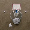 Jaegvida - Mini aro de baloncesto para basura, clip para