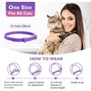 4 Pack Cat Calming Collar, Efficient Anxiety Relief, 38cm Adjustable