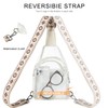 Leresas Clear Bag for Women Men Stadium Approved Sling Backpack