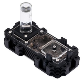 Natura 2:1 Ant Nest – Perfect for Queens and Small Colonies – Professional Ant Farm, Modular and Adaptable to Many Species (Black)