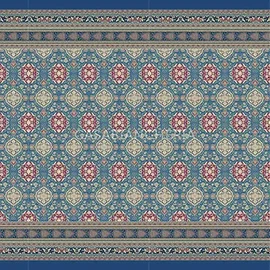 Bassetti Piazza San Marco 9314326 Furniture Foulard B1 Blue Cotton Size: 180 cm x 270 cm
