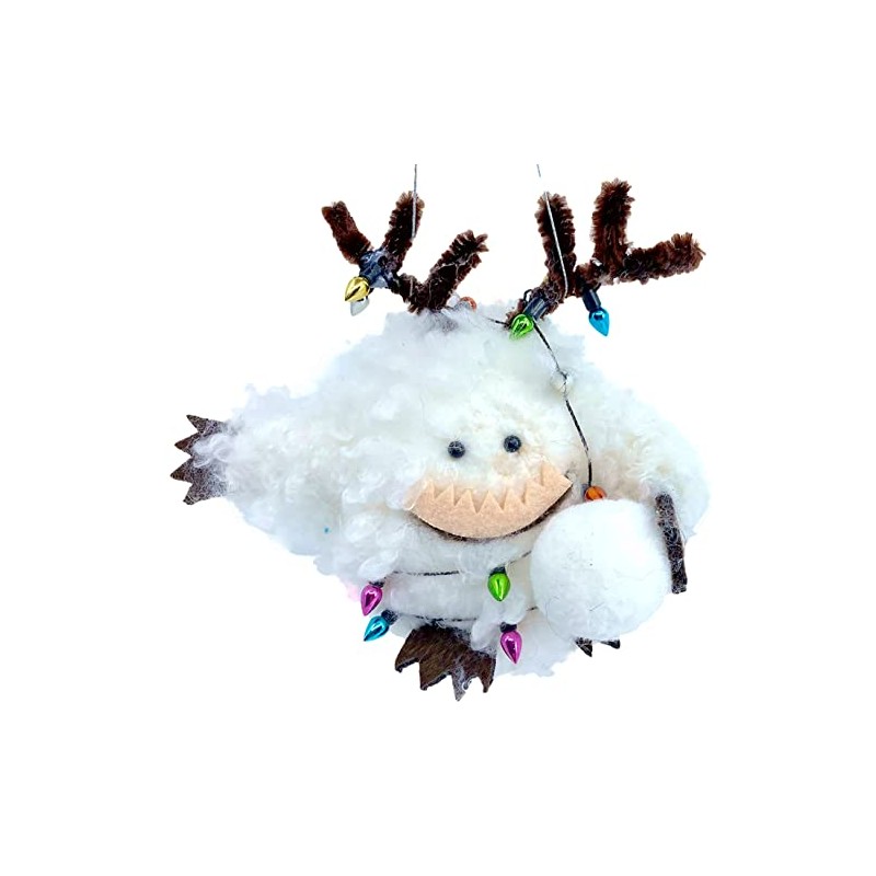 Abominable Snowman Ornament for Christmas Tree
