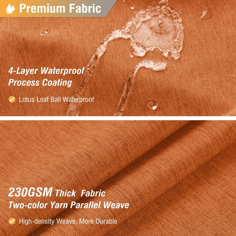 BTTN 78 Inch Long Shower Curtain - Linen Textured Weighted
