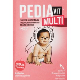 PediaVit Liquid Multi with Vitamins A, D & C | Ideal for Children 1-3 Years | Essential Multivitamin to Support Growth and Immune Function | Oral Solution, 50mL