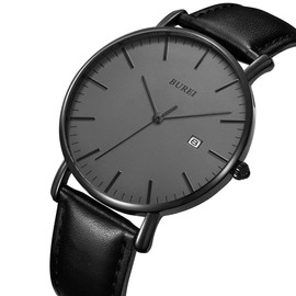 BUREI Men's Simple Business Brand Wristwatch