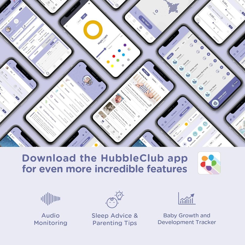 Hubble Connected - Eclipse - Smart Wi-Fi Audio Monitor and
