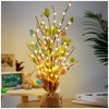 Easter Egg Tree for Table, 18Inch Pearl Egg Tree Easter