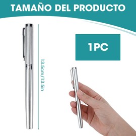 Pluma Estilográfica Diseño Clásico, Punta Extrafina para Escritura Elegante Uso con Tinta Estándar, Navidad para Negocios, Estudiante, Papelería, Suministros de Oficina, Herramienta de Escritura