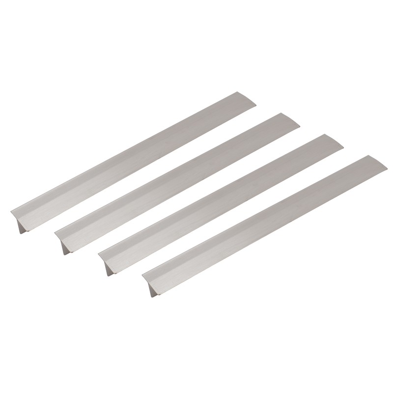 4Pcs Stove Gap Cover Stainless Steel Heat Resistant Easy Clean