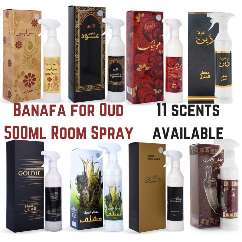 Banafa for Oud Original Room Spray House Air Freshener 500ml