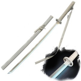 Light Up Bleach Anime Sode no Shirayuki Sword - 40 inches Plastic Anime cosplay prop With Sageo - Specification: Standard