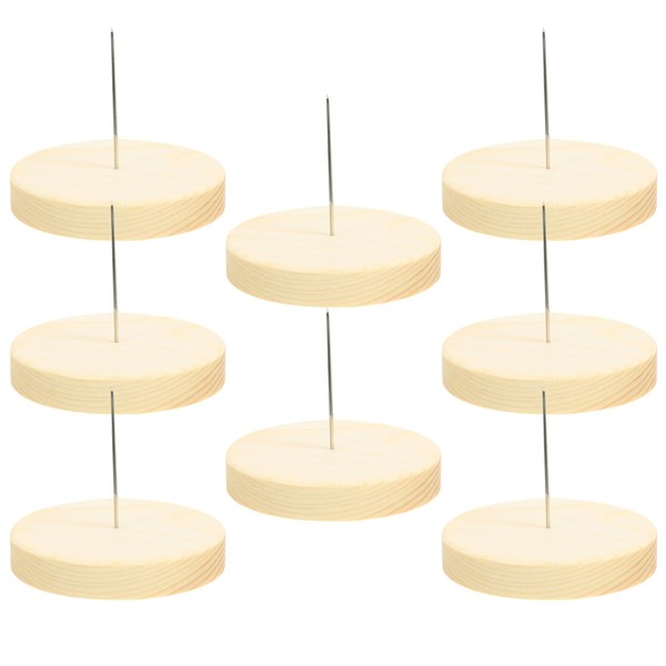 ULDIGI 8pcs Needle Felting Doll Display Stand with Sturdy Wooden