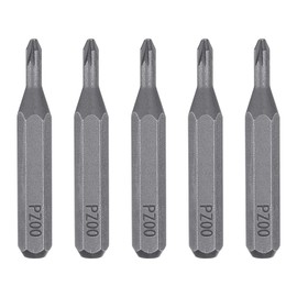 QUARKZMAN Pack of 5 PZ00 Screwdriver Bit 5/32 Inch Hex Shank 28 mm / 1.1 Inch Length Magnetic Phillips Slotted Hex Bits S2 Steel Screwdriver Bit Set for Electric Screwdriver Cordless Screwdriver