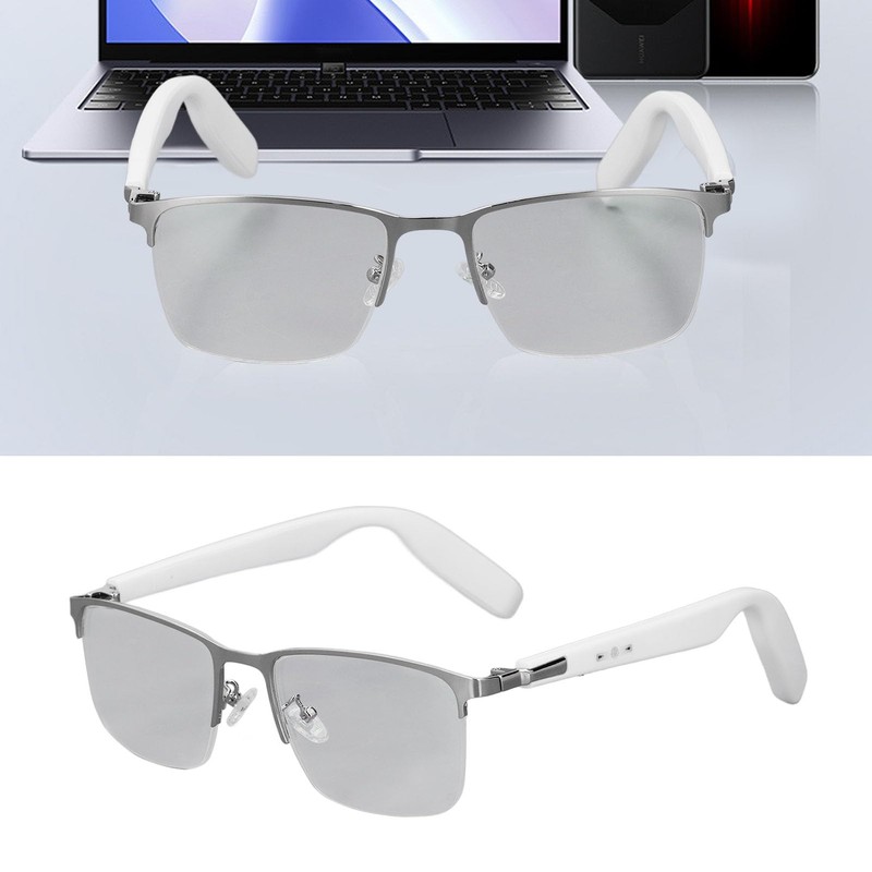 Blue Light Blocking Glasses with Mic & Speakers, Smart Glasses,