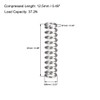 sourcing map Pack of 10 Compression Spring 304 Stainless Steel