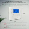 7 Day Flexible Programmable Thermostat, 2 Heat/1 Cool Heat Pump