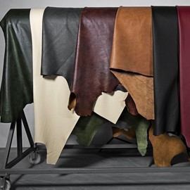 CENTAUR Leather Cuts Made of Genuine Cowhide Leather – Quality-Tested Leather Hides – No Residual Leather (Nut Brown, 72 x 52 cm)