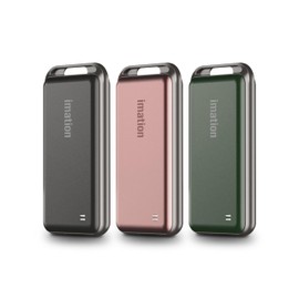 Imation Portable SSD i9, External Solid State Drive, Speeds Up to 1,100MB/s USB 3.2 Gen2 for Windows, Mac OS, Linux, iOS, and Android (Space Gray, 1TB)