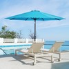 FansaFurn Large Outdoor Patio Umbrella with Push Button Tilt/Crank, Patio