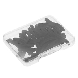 SAFIGLE 30pcs Eyelash Curler Replacement Pads Soft Rubber Refill Pads for Effortlessly Curled Lashes Includes Clean Storage Box Compatible with Various Models Black